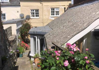 Pathway back to the house