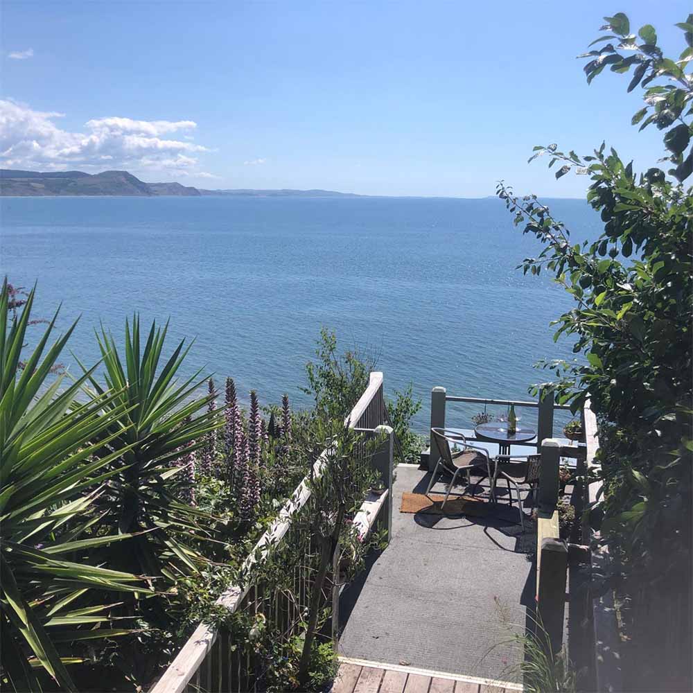 Jurassic Coast View form the Deck - Lyme Regis